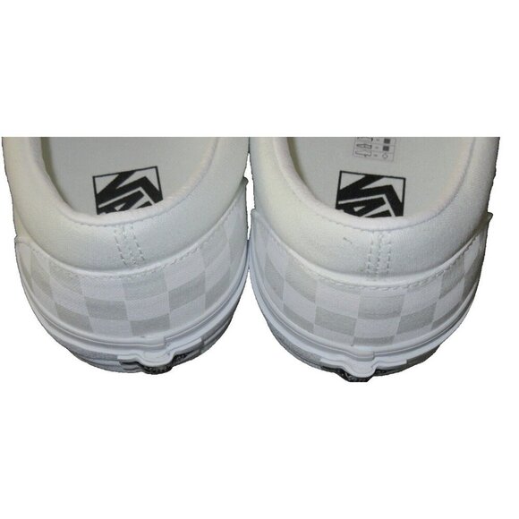 Vans Men's Classic Slip On True White Checkerboard Canvas Skate Shoes Sizes NIB - Picture 5 of 5